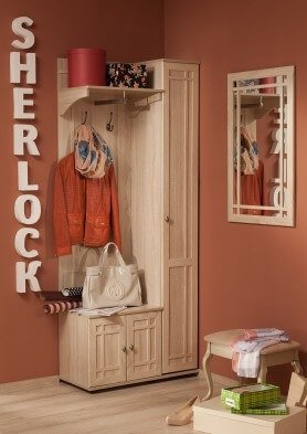 Вешалка Sherlock 74, орех фото 3