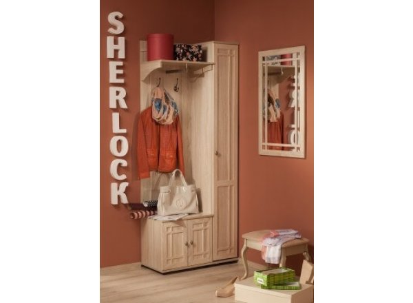 Вешалка Sherlock 74, орех